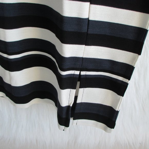 French Connection Bloomingdales Size 12 Sleeveless Spaghetti Strap Dress Striped - Picture 5 of 12
